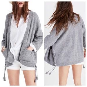 Side Lace Cardigan Sweater